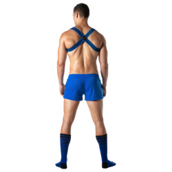 LEADER Harnais élastique LOADED Noir-Bleu